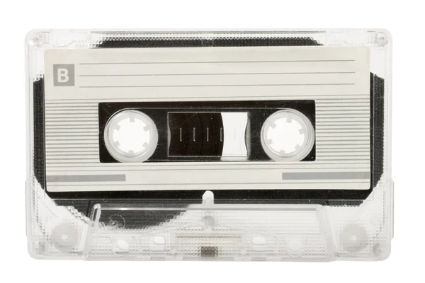 Аудиокассета (лента) изолирована — стоковое фото
