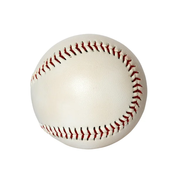 白地に孤立した野球 — ストック写真