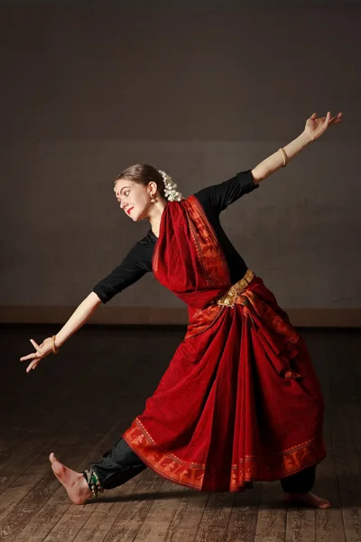 Exponent of Bharat Natyam dance — Stock Photo, Image