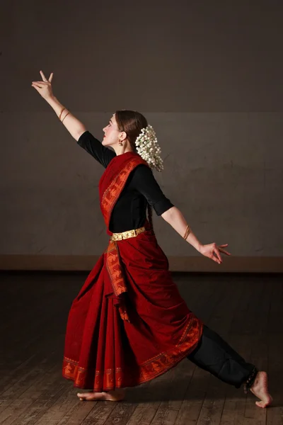 Exponente de la danza Bharat Natyam — Foto de Stock