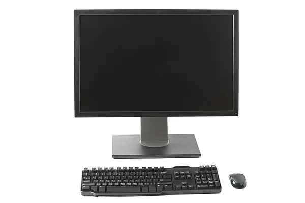 Computerarbeitsplatz isoliert — Stockfoto