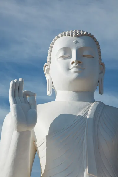 Сидящий образ Будды вблизи — стоковое фото