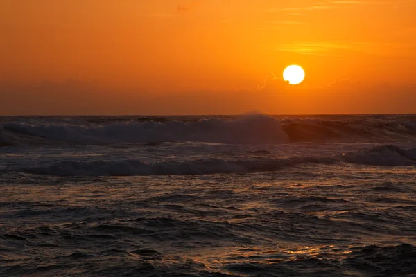 Океан захід сонця — стокове фото