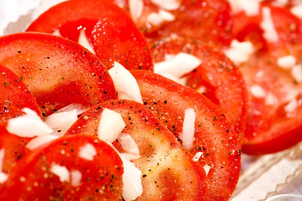 토마토 샐러드 — 스톡 사진
