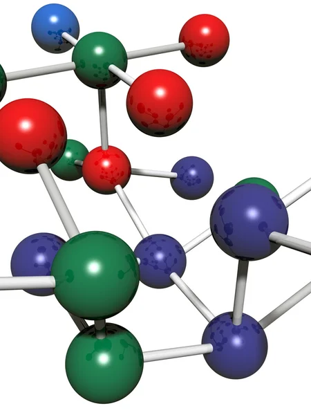 Modell av molekyl — Stockfoto