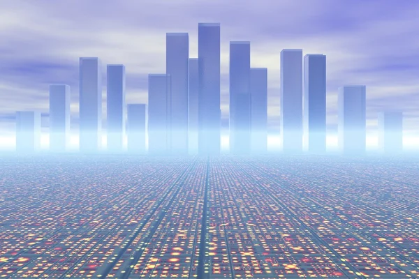 City of the future — Stock Photo, Image