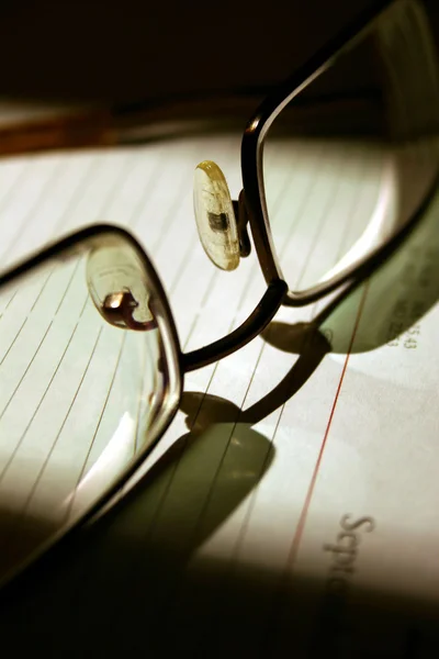 Behandlingen glasögon — Stockfoto