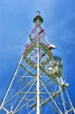 Tower for cellular communication aerial clipart