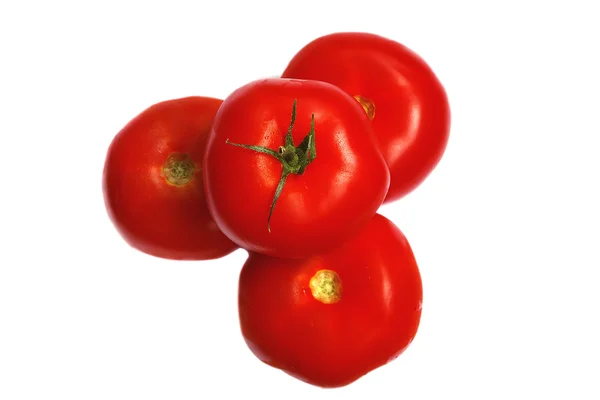 Stos świeżych pomidorów — Zdjęcie stockowe