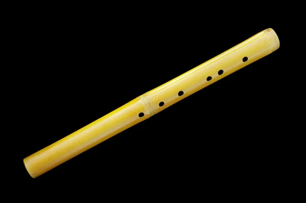 Velha flauta de madeira — Fotografia de Stock