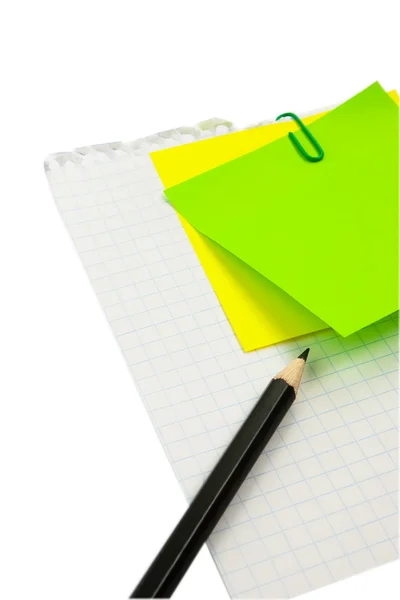Penna på papperet — Stockfoto