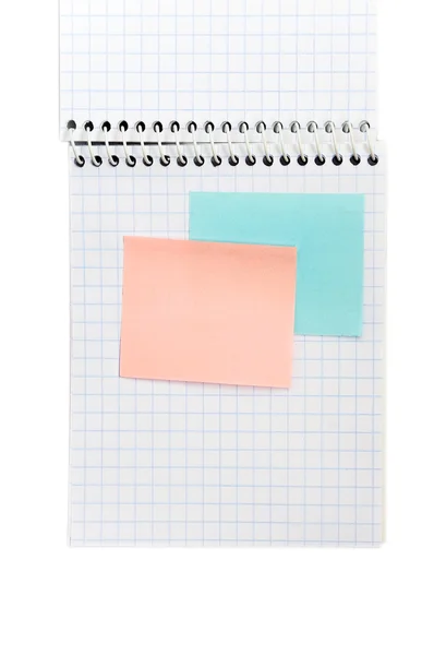 Note book and post-it — Stock Photo, Image