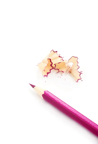 Kalemtıraş ve kalem — Stok fotoğraf