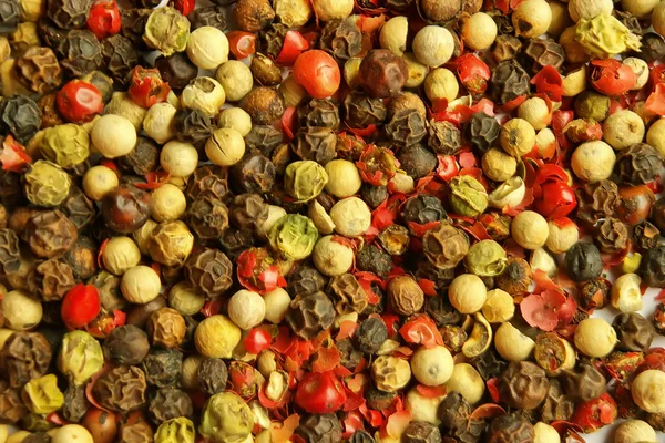 Verschillende soorten peper — Stockfoto
