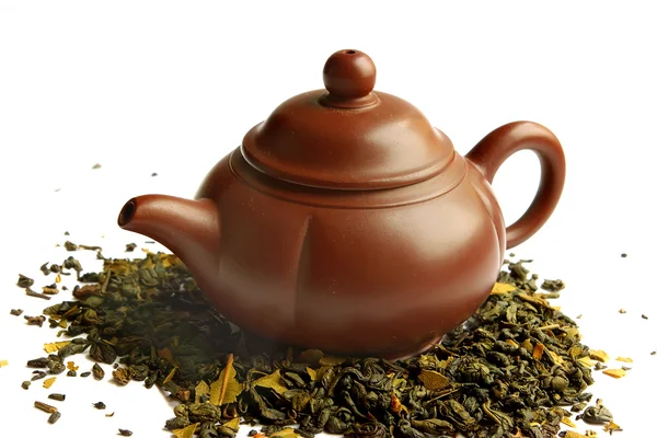 Bule de barro para o chá chinês — Fotografia de Stock