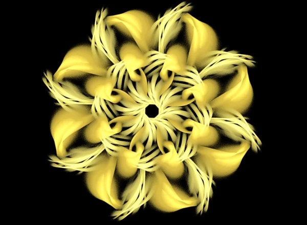 Elegant fractal flower — Stock Photo, Image