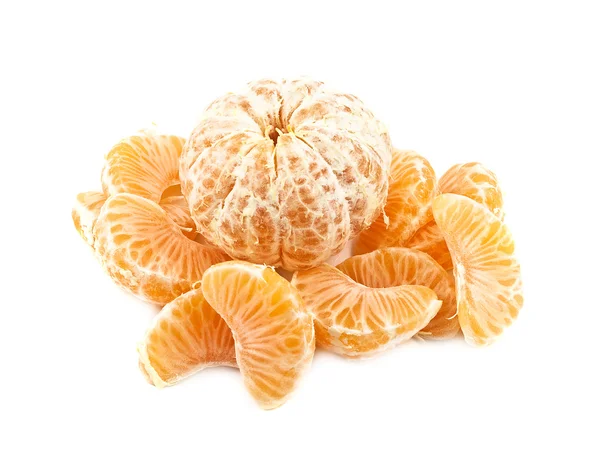 Toda la mandarina y sus partes —  Fotos de Stock