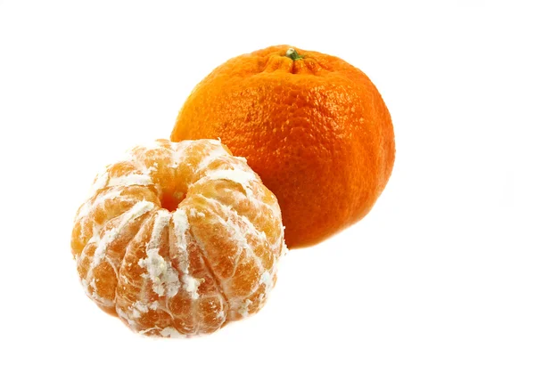 Two sweet ripe spain mandarin — Stock Photo, Image