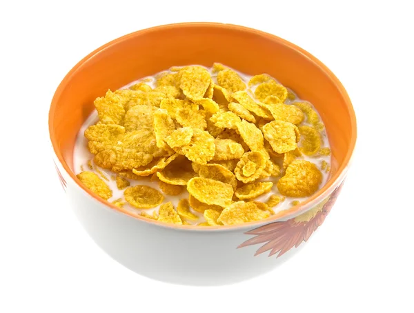 stock image Bowl with corn flakes