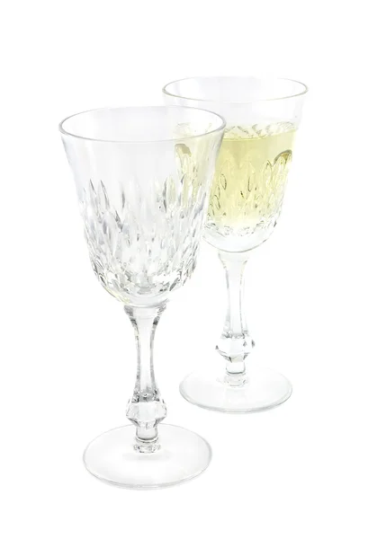 Set from two wine glasses — Stock Photo, Image