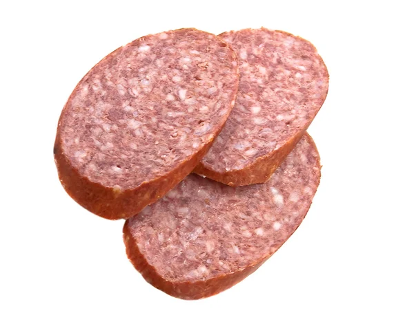 Kiełbasa salami — Zdjęcie stockowe