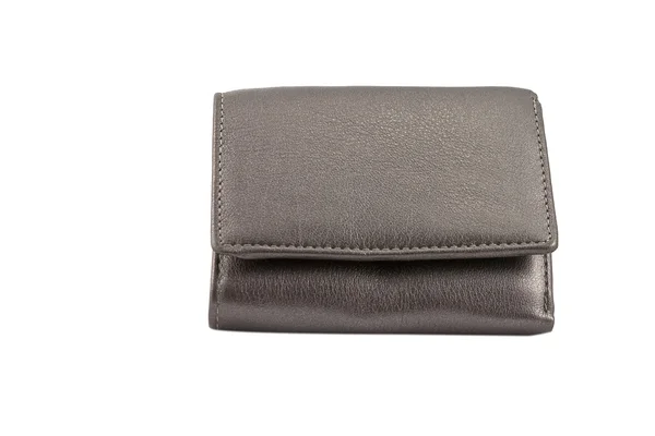 Single gray wallet — Stock Photo, Image