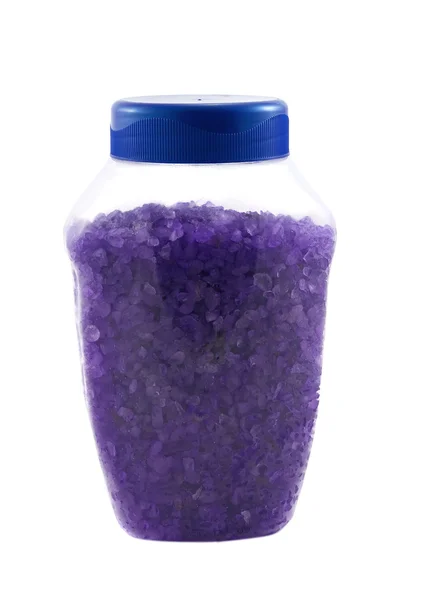Лавандовая соль — стоковое фото