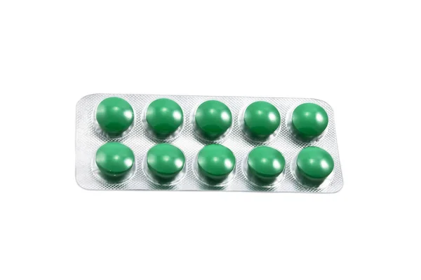 Pílulas de medicina multicoloridas — Fotografia de Stock