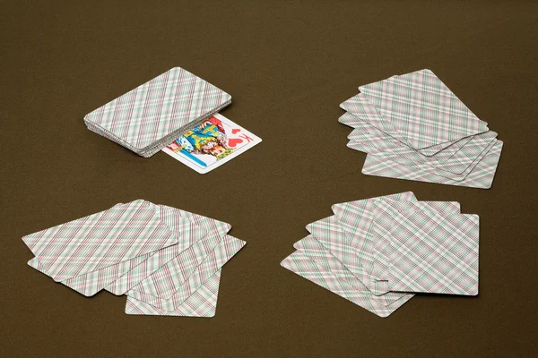 Corazones - cartas de triunfo — Foto de Stock