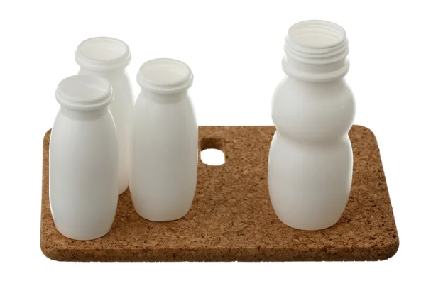 Пакеты пластиковых бутылок — стоковое фото