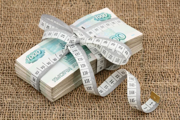 Pack of Russian denominations — Stock Photo, Image