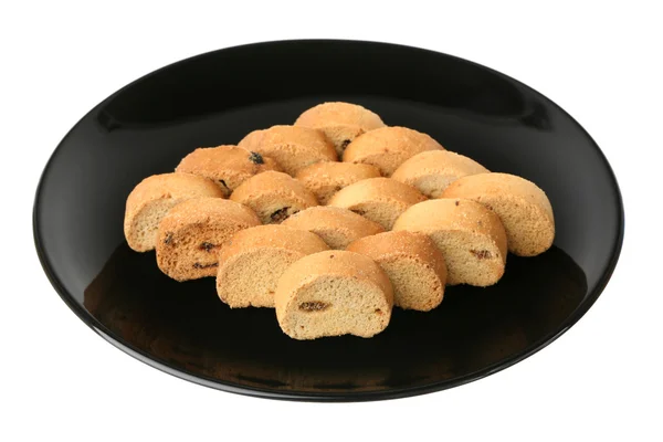 Crackers met rozijnen — Stockfoto