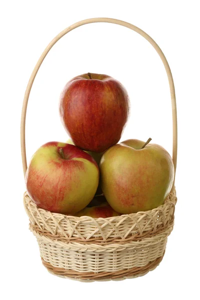 Pommes dans un panier — Photo