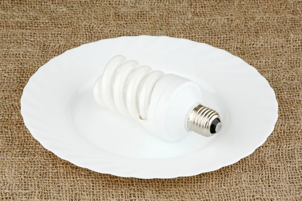 Сompact fluorescent lightbulb — Stock Photo, Image