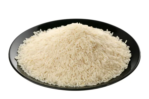 Hosszú, fehér rizs Stock Kép