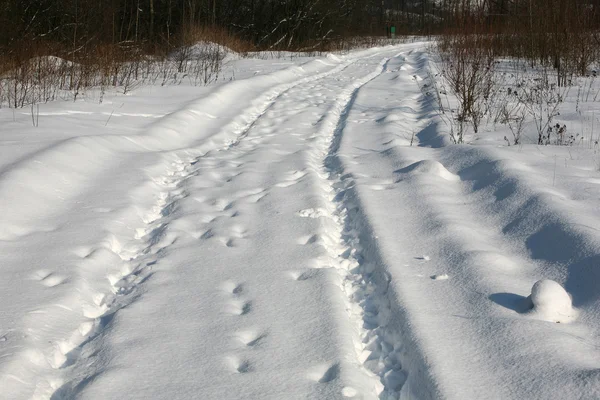 stock image Winter road