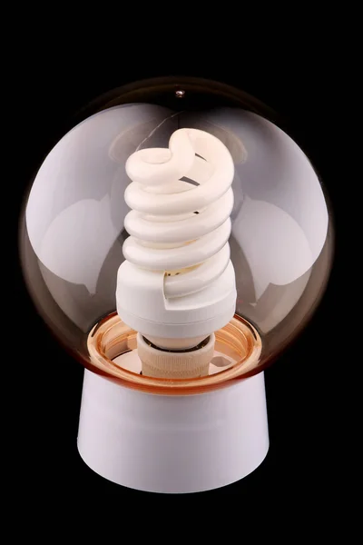 O dispositivo elétrico com uma lâmpada — Fotografia de Stock