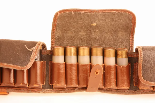 Old leather bandolier — Stock Photo, Image