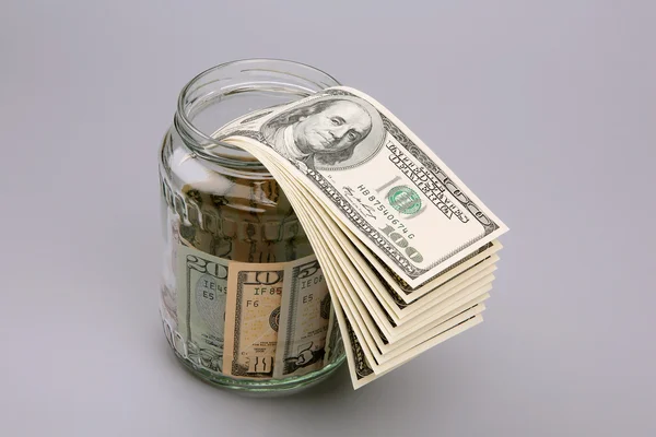 Χρήματα σε βάζα — Φωτογραφία Αρχείου