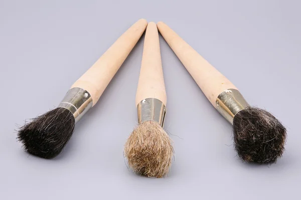 Três escovas — Fotografia de Stock