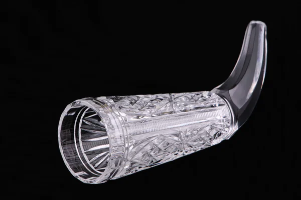 Crystal horn for wine — Stock Photo, Image