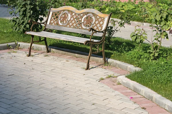 stock image Beautiful bench