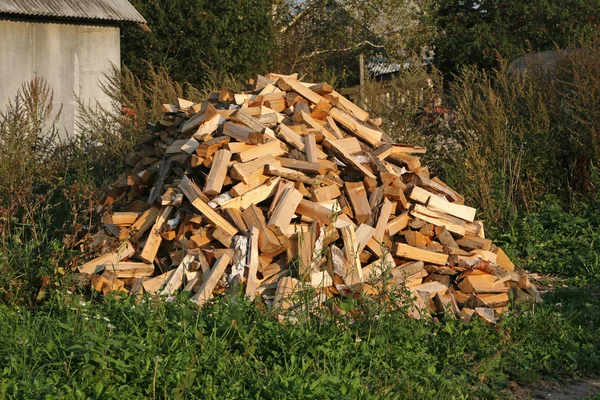 Muntele lemnului de foc — Fotografie, imagine de stoc