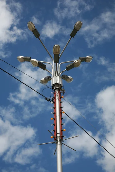 Duże latarni ulicznych — Zdjęcie stockowe