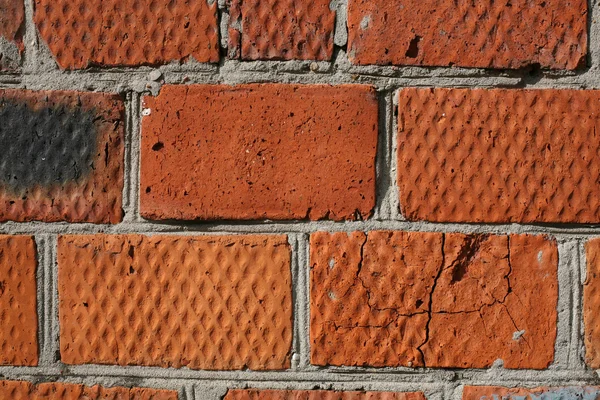 The burnt slightly bricks — Stock Photo, Image