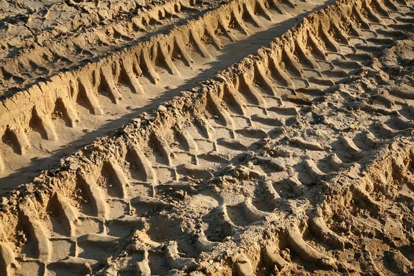 stock image Traces on sand