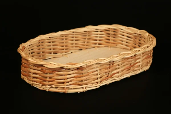Basket of willow rods — Stock Photo, Image