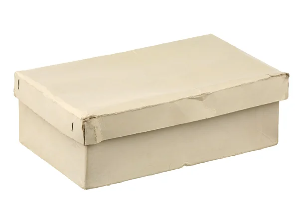 Caixa de papelão velho — Fotografia de Stock