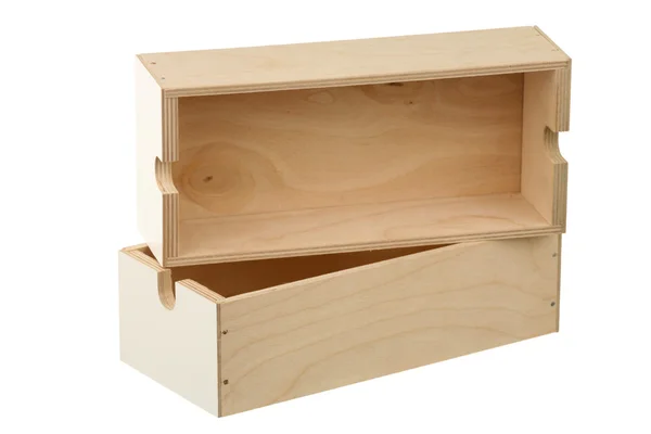 Due scatole di legno — Foto Stock