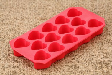 Red silicone ice form clipart